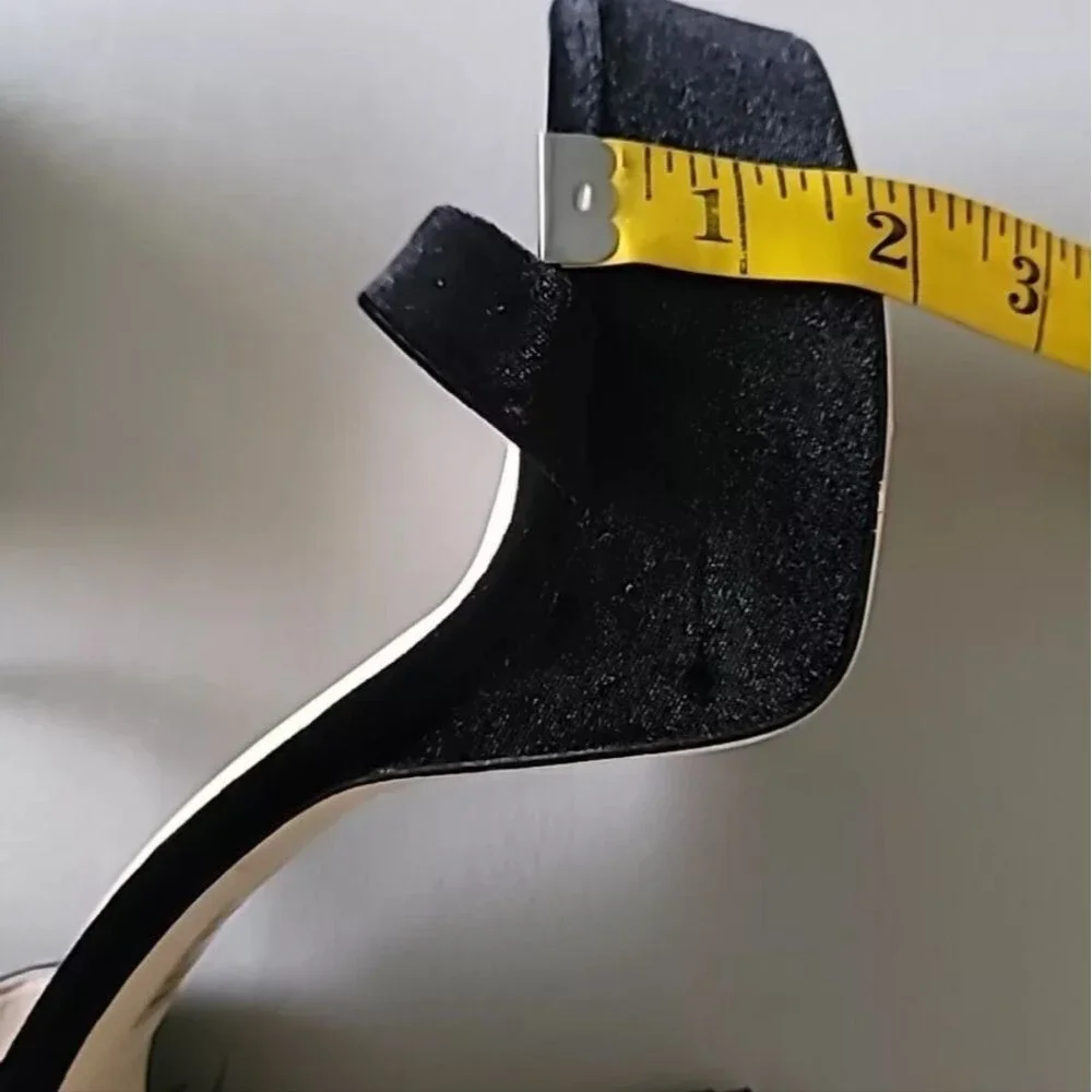 Antonio Melani Janie Velvet Platform Dress Sandals Size 7.5 M